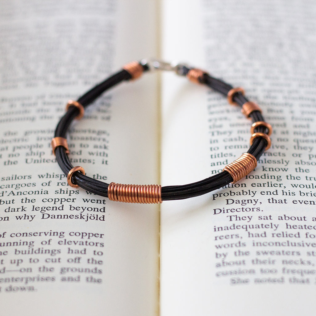 Affinity Bracelet - Recycled Copper & Plant Fibre