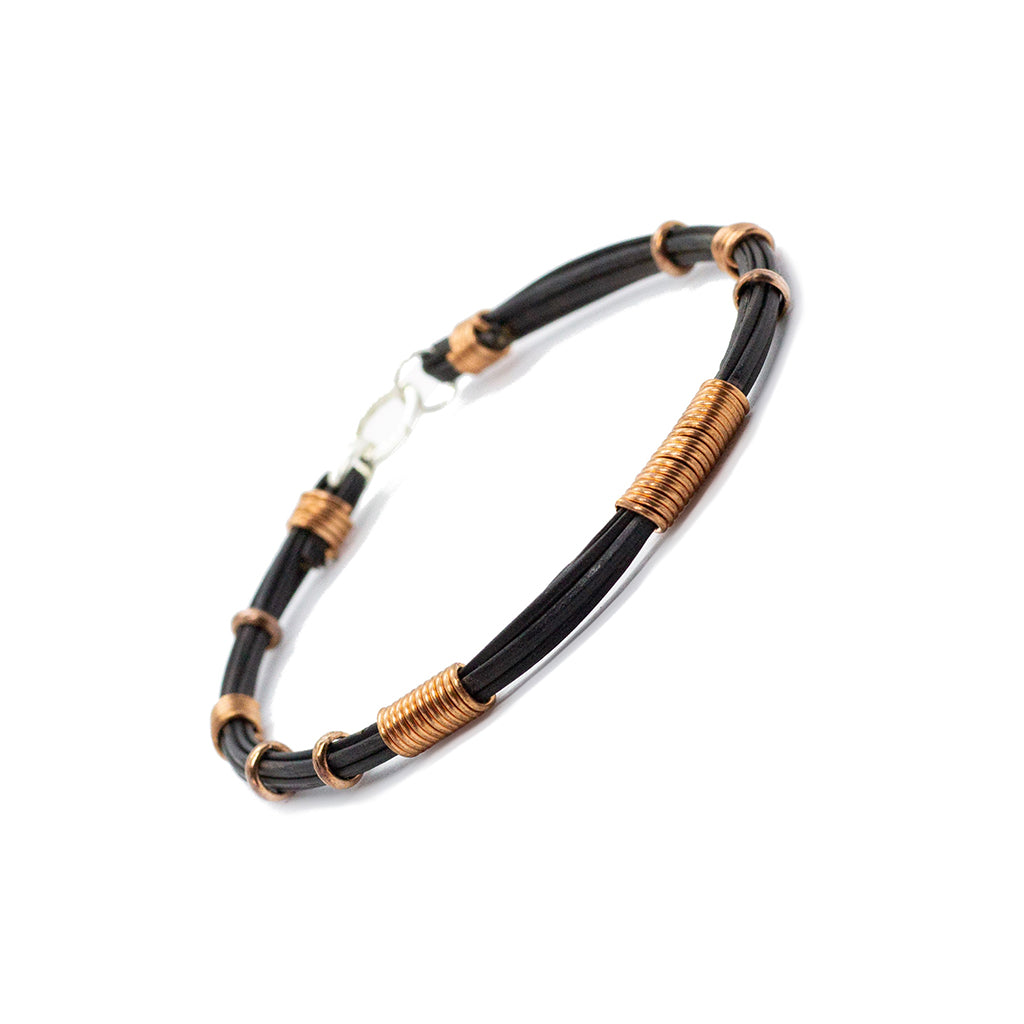 Affinity Bracelet - Recycled Copper & Plant Fibre