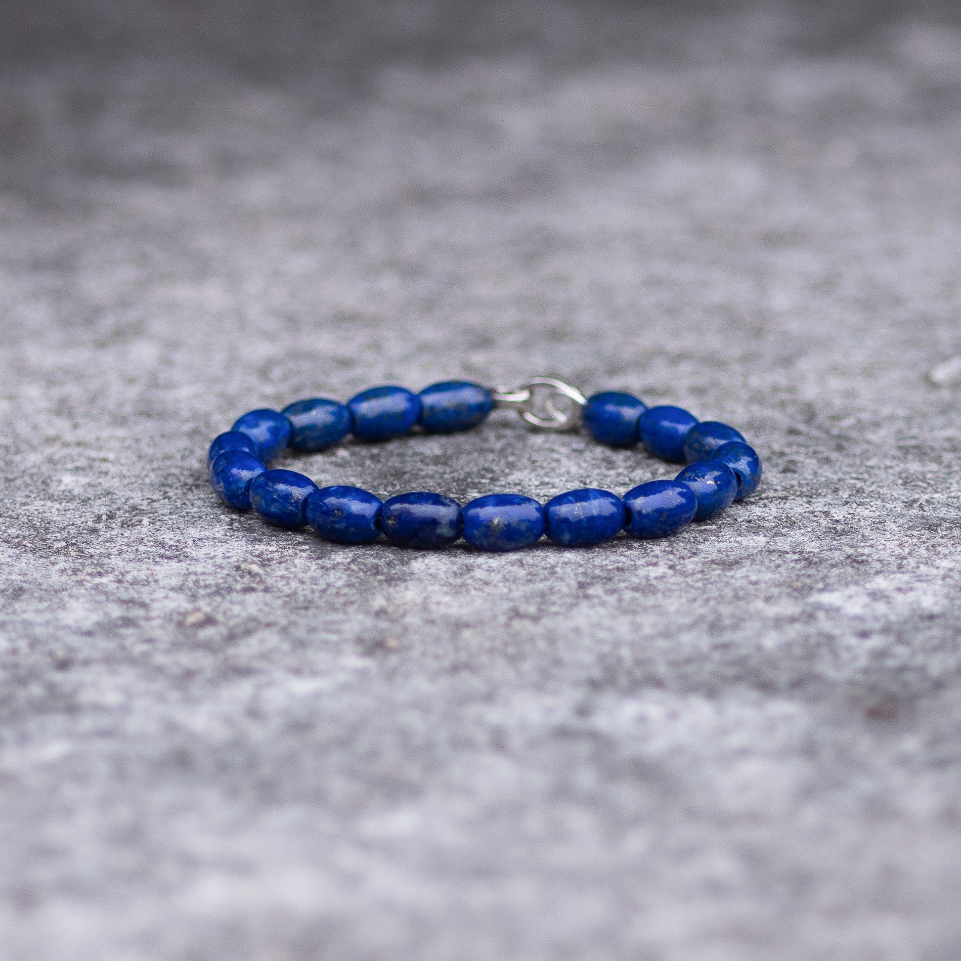 Accent Beaded Bracelet - Lapis Lazuli