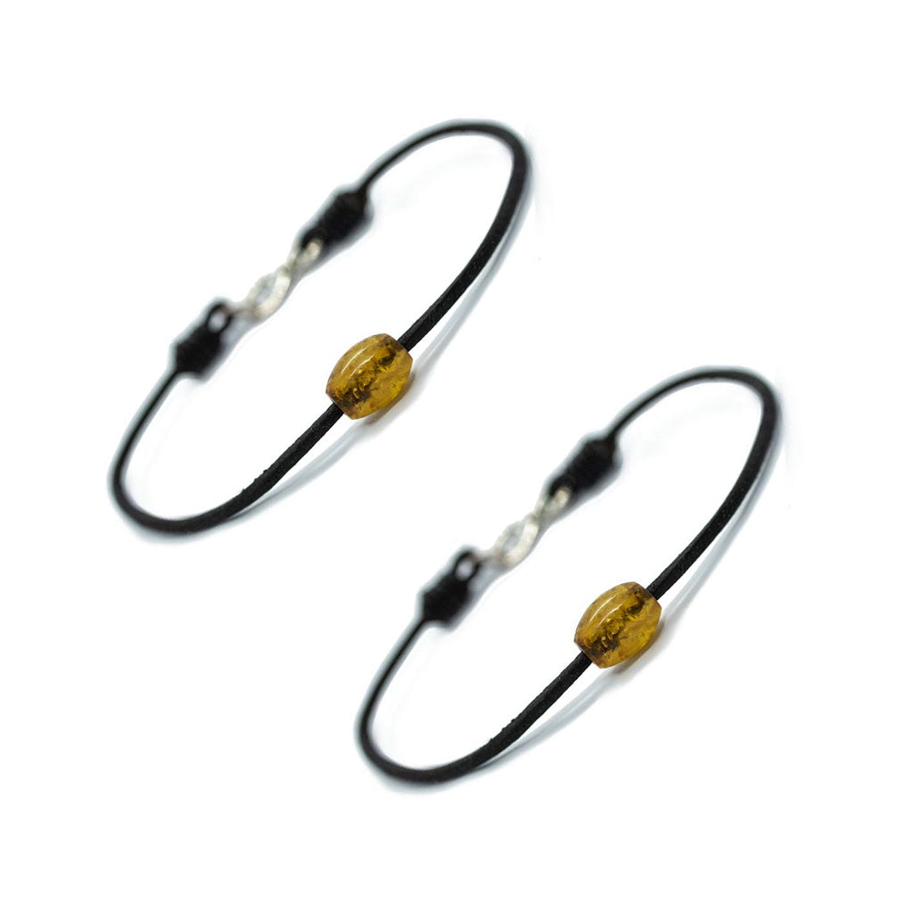 Token System Braclets Token Friendship Bracelets - Honey Baltic Amber on Australian Kangaroo ...