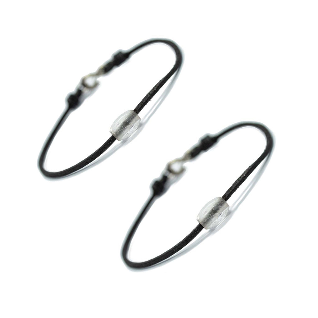 Token System Braclets Token Friendship Bracelets - Mountain Crystal on Australian Kangaroo L ...