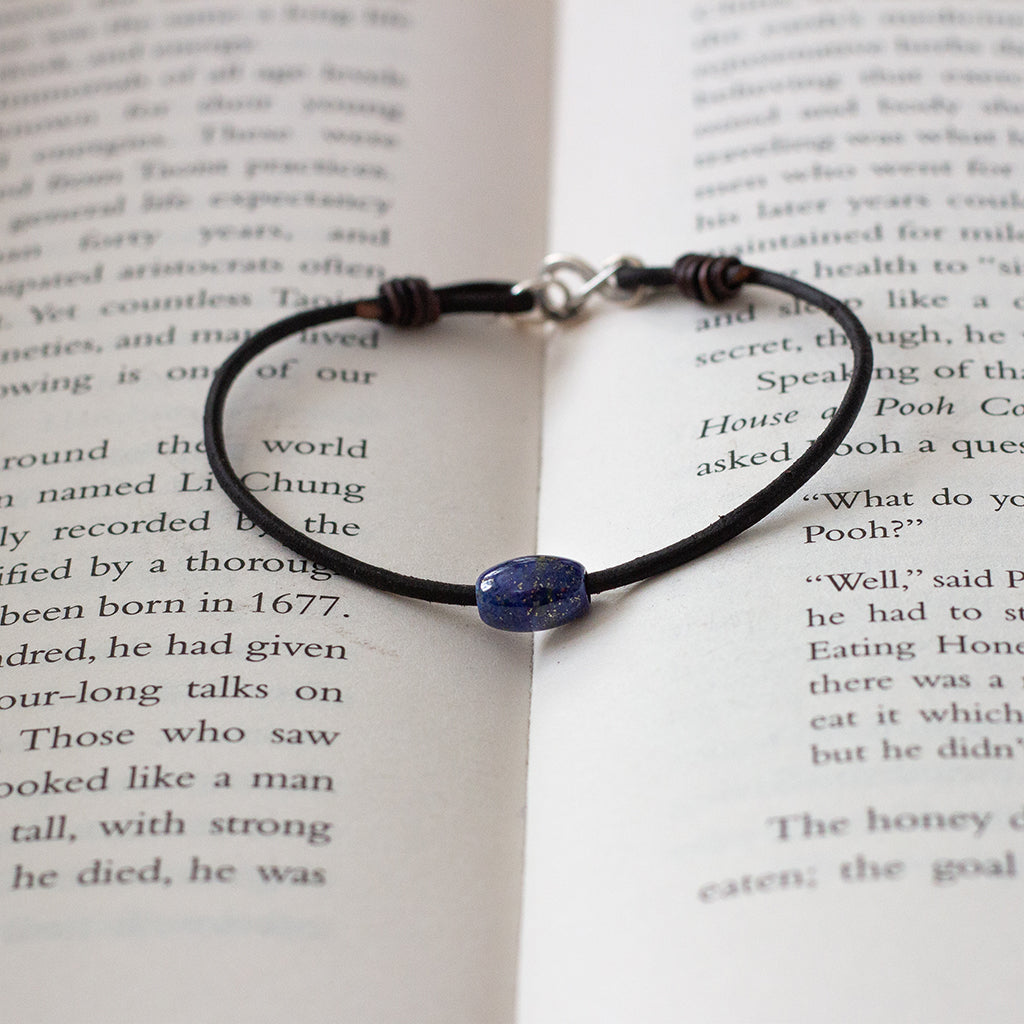 Token Bracelet for Intuition & Harmony - Lapis Lazuli