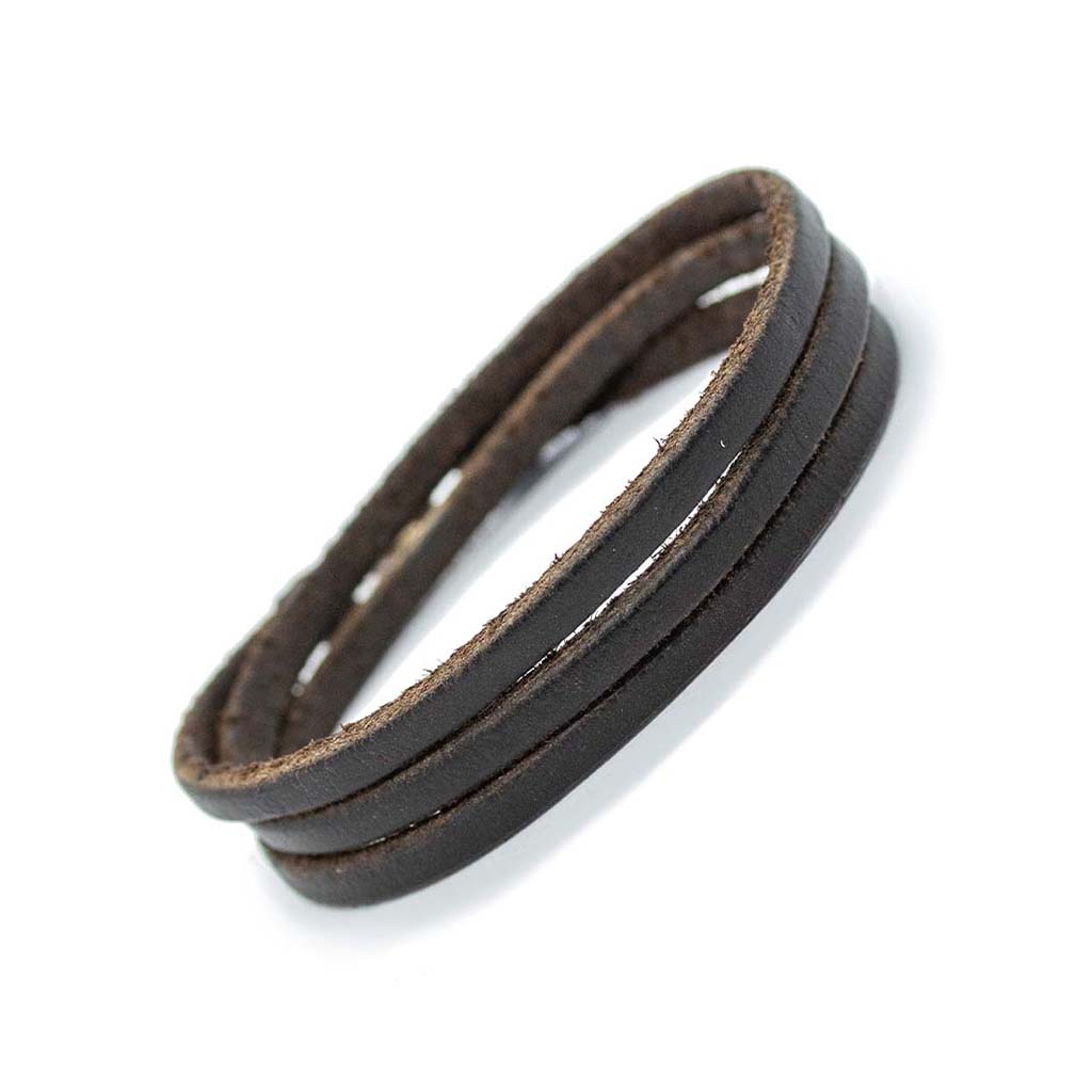 Trinity_AL Bracelet - American Bison Leather