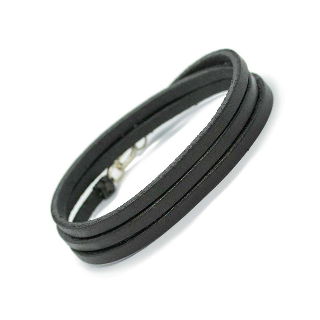 Trinity_AL Bracelet - Black English Bridle Leather